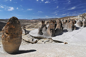 Formazioni rocciose nella riserva