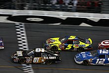 Martin (No. 01) in the 2007 Daytona 500 Army.mil "We Were So Close" (406094474).jpg