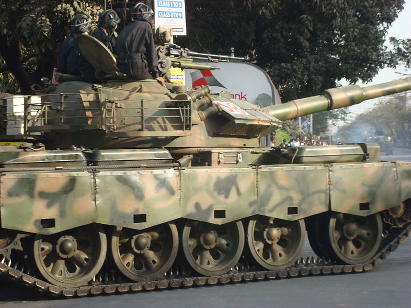 File:Army Tank pointing Towards BDR headquarters.jpg