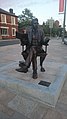 Arnold Bennett Sculpture Hanley, Stoke-on-Trent, 2017