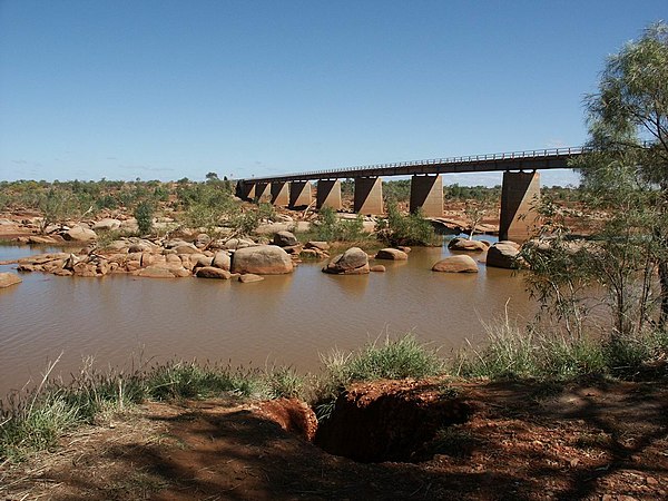 Crossing the Ashburton River