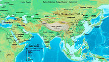 Asia in 323 BC, the Nanda Empire and the Gangaridai of the Indian subcontinent, in relation to Alexander's Empire and neighbours Asia 323bc.jpg