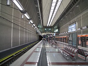 Ágios Dimítrioksen metroasemaa.