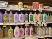 J & J Baby Bath Products are positioned against a user or segment, namely children Baby Bath Products on Kroger Shelves.JPG