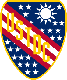 Badge of the United States Taiwan Defense Command (USTDC, 1955-1979).svg