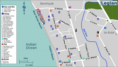 Map of Legian