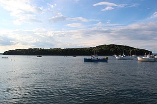 Bar Island Tidal island across from Bar Harbor on Mount Desert Island, Maine, United States