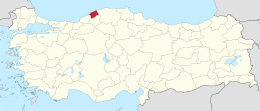 Provincia di Bartın – Localizzazione