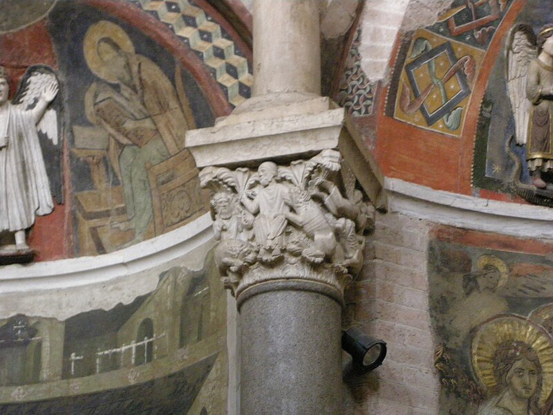 File:Battistero di parma, interno, capitello 08.JPG