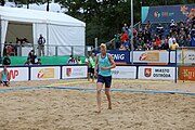 Deutsch: Beachhandball Europameisterschaften 2019 (Beach handball Euro); Tag 6: 7. Juli 2019 – Männerfinale, Dänemark-Norwegen 2:0 (25:18, 19:16) English: Beach handball Euro; Day 6: 7 July 2019 – Men's Final – Denmark-Norway 2:0 (25:18, 19:16)