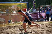 Deutsch: Beachhandball bei den Olympischen Jugendspielen 2018; Tag 7, 13. Oktober 2018; Jungen, Halbfinale – Argentinien-Portugal 1:2 English: Beach handball at the 2018 Summer Youth Olympics at 13 October 2018 – Boys Semifinal – Argentina-Portugal 1:2