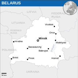 Lokasi Belarus