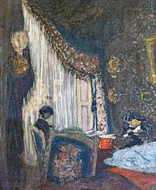  Madame Hessel à sa fenêtre - Edouard Vuillard