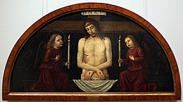 Bergognone, Christ en piété entre deux anges, 1488-90.JPG