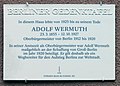 Adolf Wermuth, Enzianstraße 2, Lichterfelde