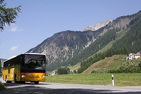 Postbus bei Tschierv