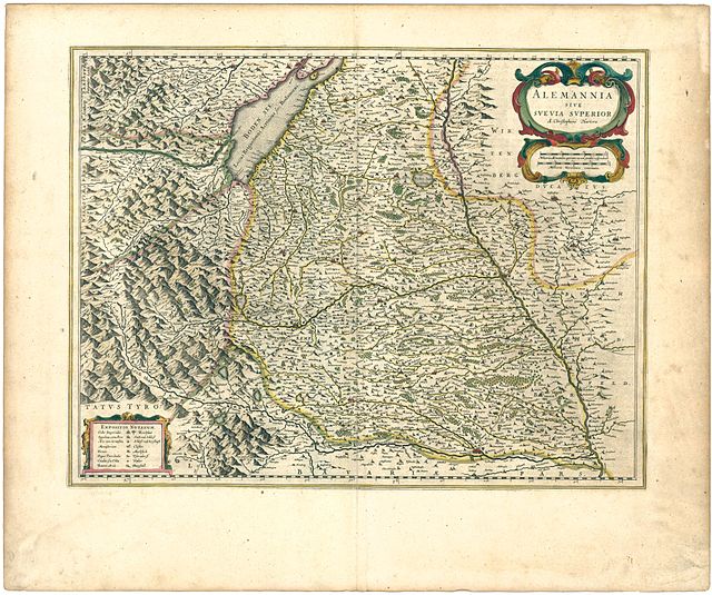 Upper Swabia in 1645