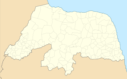 Location map Бразилэ Риуэ Гранде до Норте