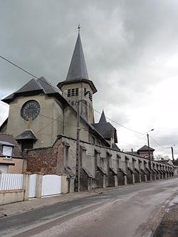 Brissy-Hamégicourt (Aisne) église de Brissy (02).JPG