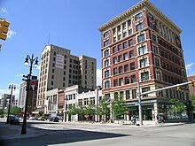 Harmonie Centre in Detroit's Broadway Avenue Historic District. Broadway Avenue Historic District - Detroit, Michigan.jpg