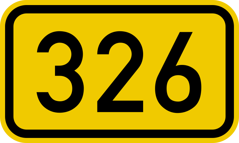 File:Bundesstraße 326 number.svg - Wikipedia