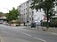 die Bushaltestelle Heister-/Seehofstraße in der Seehofstraße in Frankfurt am Main-Sachsenhausen für die Fahrtrichtung Mühlberg