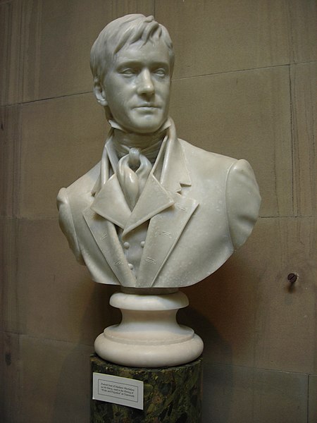 Bust of Mr Darcy played by Matthew Macfadyen. Keira Knightley's name recognition allowed the casting of Macfadyen, who was little known internationall