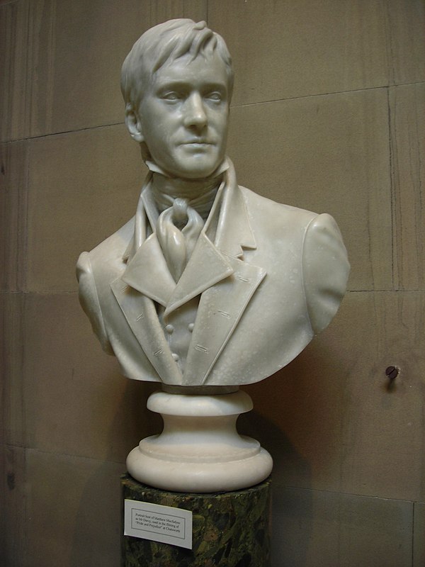 Bust of Mr. Darcy played by Matthew Macfadyen in the 2005 film adaption