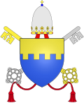 Das Wappen des Papstes