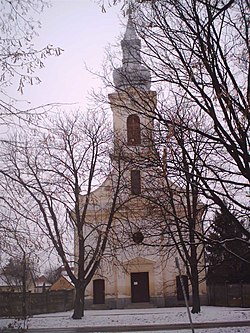 Kalvinana kirko en Csorvás