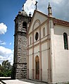 Cappella della Madonna del Caravaggio, Interno di Flores da Cunha, 1926, Campanile del 1951