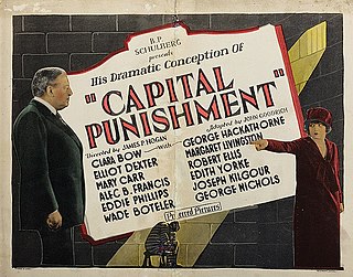 <i>Capital Punishment</i> (film) 1925 film