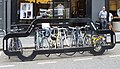 Bike rack shaped like a car