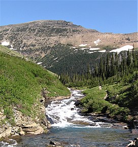 Cataract Mountain, Siyeh Creek.jpg