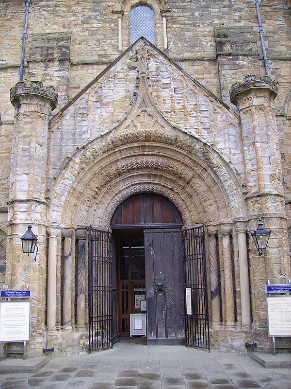 Entrance to Durham Cathedral