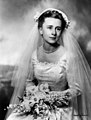 Cecily Lydia Fearnley (nee Sandercock) on her wedding day, 1953 (8008324013).jpg