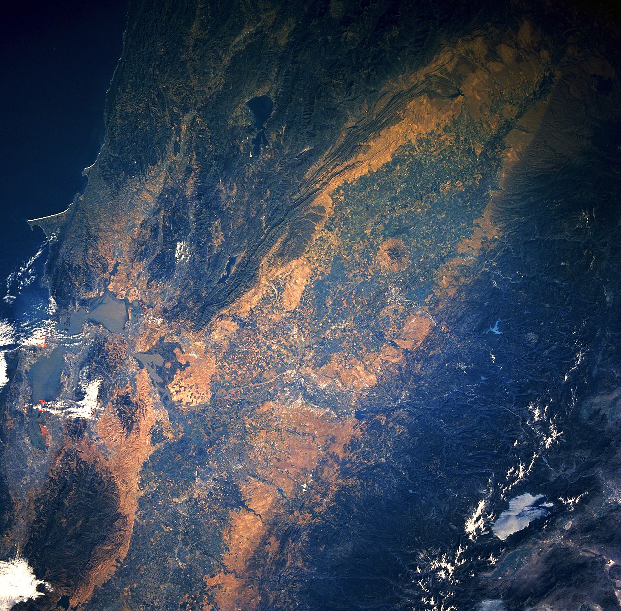 Калифорния из космоса