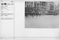 Ceremonies - Bastille Day, 1918 - American troops take part in Bastille Day Celebration in Paris, France. American Troops marching past the Plaza Hotel in Paris - NARA - 20809236.jpg