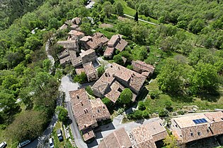 Chasteuil from above