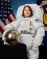 Christina Koch, astronaut.[165]
