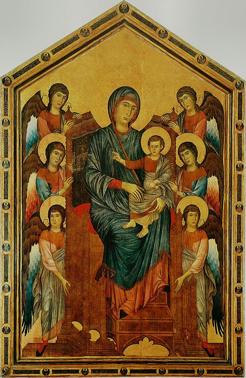 荘厳の聖母（6人の天使に囲まれた荘厳の聖母）
