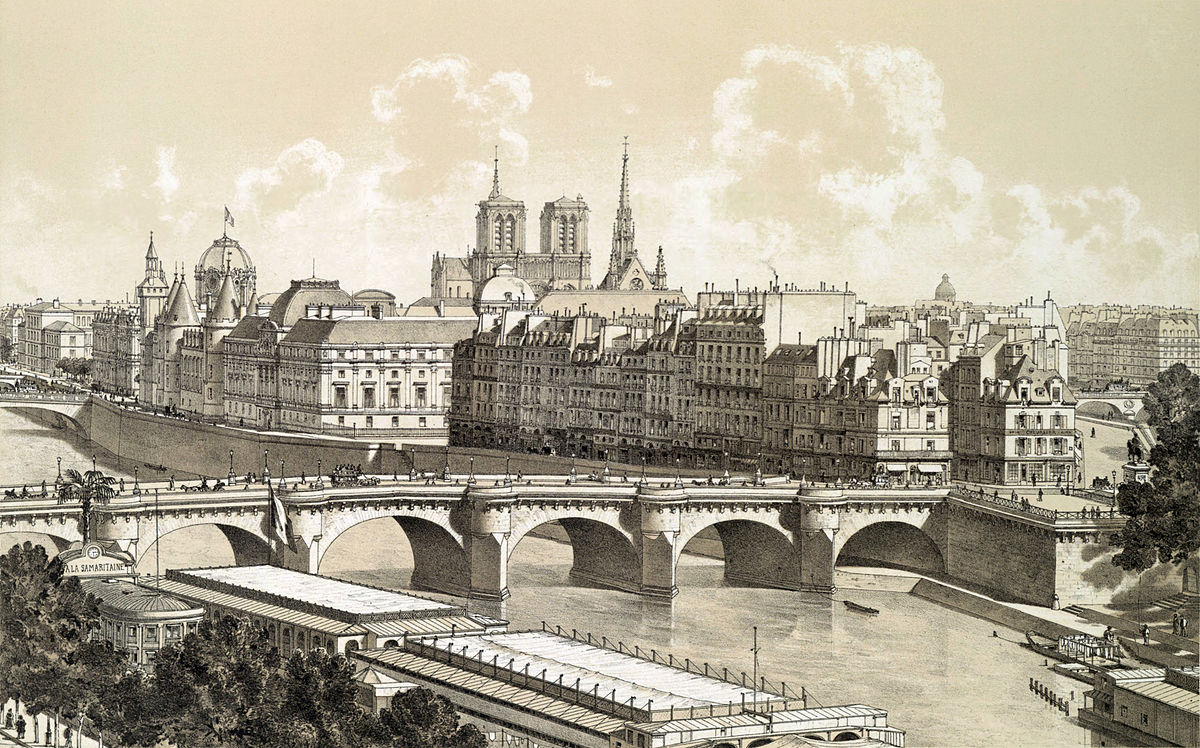 Work Of Art » The Pont Neuf And The Quai Des Orfevres From The Place Du Pont  Neuf