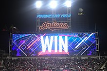 Cleveland Indians' 22nd consecutive win in 2017, just four shy of the MLB record