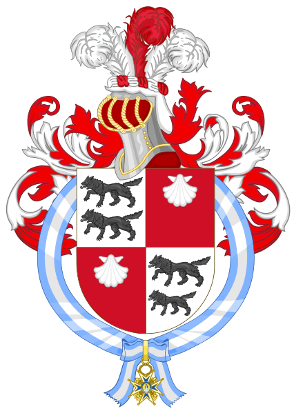 File:Coat of Arms of Jaime Mayor Oreja (Order of Charles III).svg