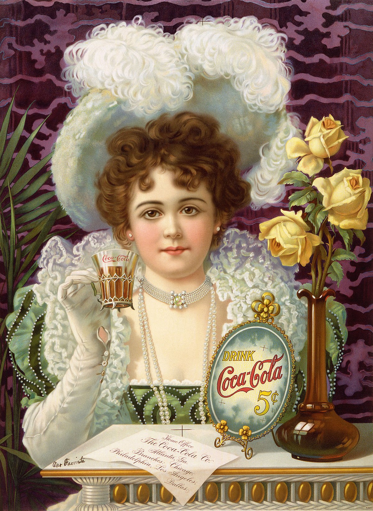 vintage coca cola poster