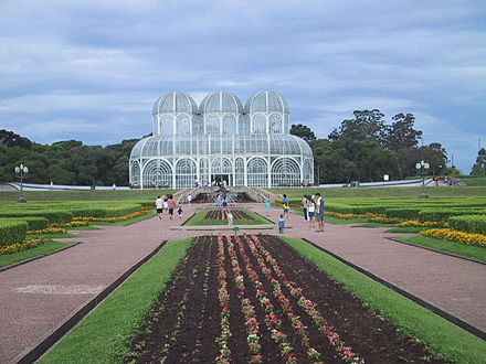 The botanical garden in Curitiba, Brazil