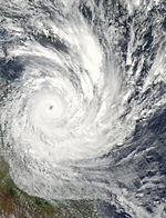 Cyclone Yasi 2 February 2011 approaching Queensland.jpg