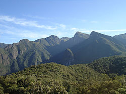 Veduta del Serrinha do Alambari, parte del Parco nazionale Itatiaia