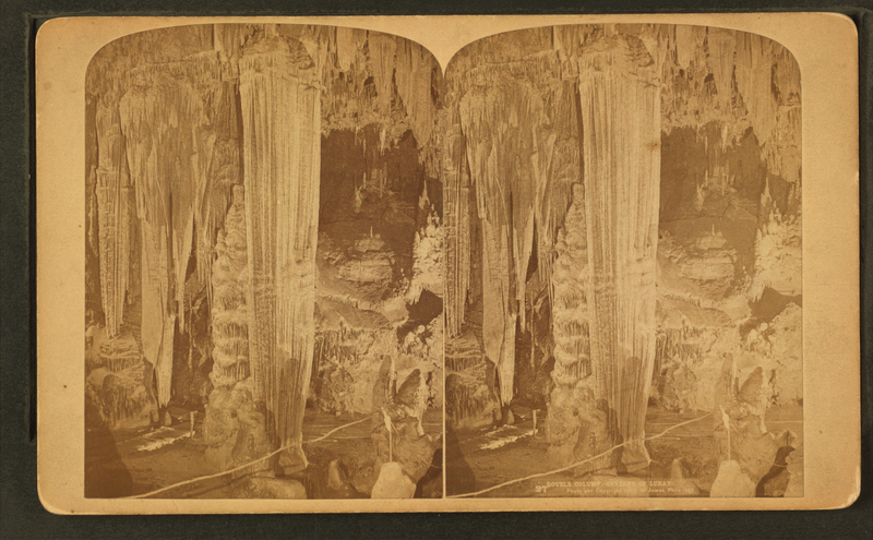 File:Double column, Caverns of Luray, by C. H. James.png