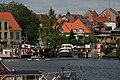 Drehbrücke Malchow, zur Durchfahrt geöffnet